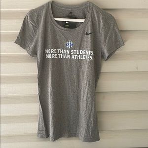 Student-Athlete gray SEC t-shirt